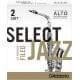 D’addario Select Jazz rieten voor altsax