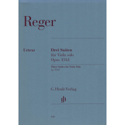 Reger - Three Suites op. 131d for Viola solo.