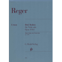 Reger - Three Suites op. 131d for Viola solo.