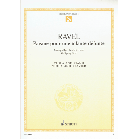 Ravel - Pavane pour une infante défunte for viola and piano