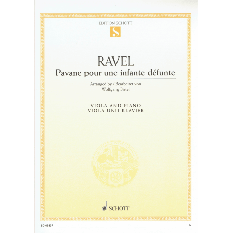 Ravel - Pavane pour une infante défunte pour alto et piano