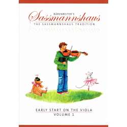 Sassmannshaus - Early start on viola en 4 volumes ( pour alto )
