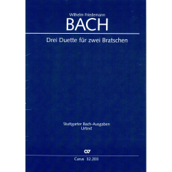 W.F Bach - Trois duos pour deux altos