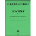 Koussevitzky - Concerto op.3  pour contrebasse et piano