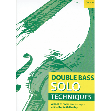 Double bass solo technique