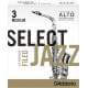 D’addario Select Jazz alto sax reeds