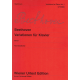 Beethoven - Variations for piano - Wiener