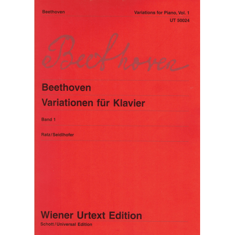 Beethoven - Variations for piano - Wiener