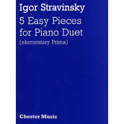Stravinsky - 5 pièces faciles pour piano quatre mains