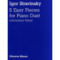 Stravinsky - 5 pièces faciles pour piano quatre mains