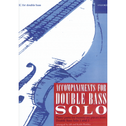 Pianopartij van de zesenvijftig stukken van de "Double Bass Solo 1" en "Double Bass Solo 2"