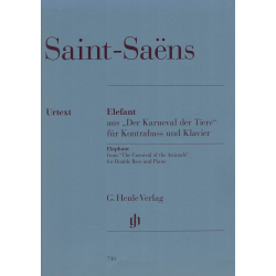 Saint-Saens - olifant - bas en piano