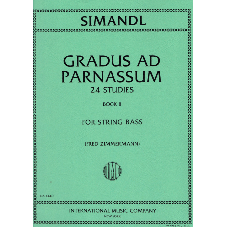 Simandl - Gradus ad parnassum vol.2 pour contrebasse