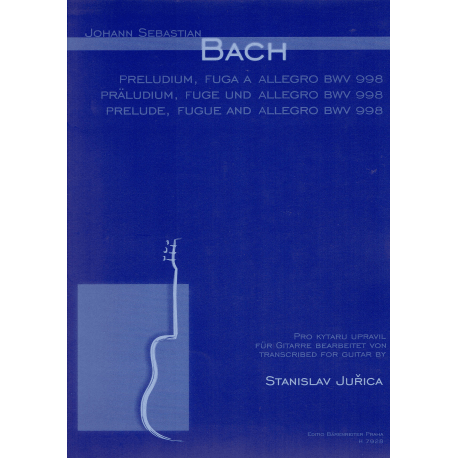 Bach - Prélude, fugue et allegro BWV 998 transcrite pour guitare