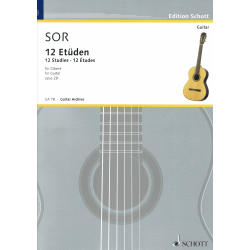 Sor - 12 studies op.29 - gitaar