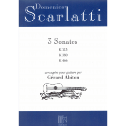 Scarlatti - 3 Sonatas K113, 380 et 466 -  gitaar