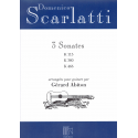 Scarlatti - 3 Sonatas K113, 380 et 466 -  gitaar