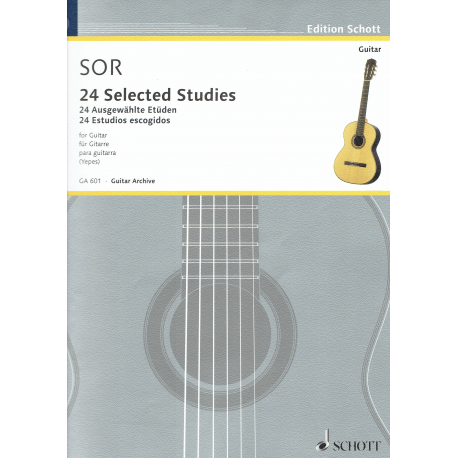 Sor - 24 studies  - gitaar