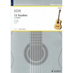 Sor - 12 studies op.6 - gitaar