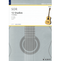 Sor - 12 studies op.6 - gitaar