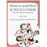 Weiss - Suite in D minor for guitar solo