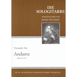 Sor - Andante op.43 n°5 pour guitare