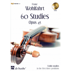 Wohlfahrt - 60 studies op.45 - viool (+ CD)