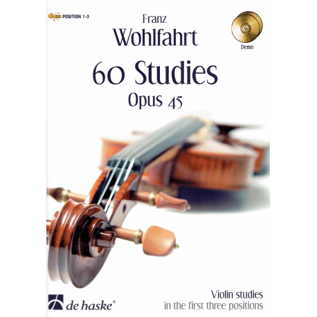 Wohlfahrt - 60 studies op.45 - violin (+ CD)