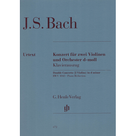 Bach - Concerto en Ré min BWV 1043 pour 2 violons et piano