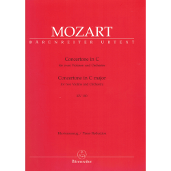 Mozart - Concertone in C major for 2 violins and piano