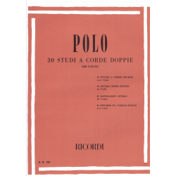 Polo - 30 double chord studies for violin
