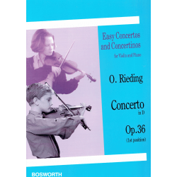 Rieding - Concerto en ré majeur Op. 36 - violon et piano