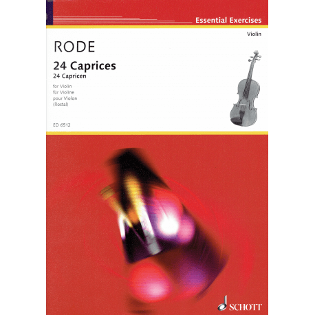 Rode - 24 Caprices voor viool