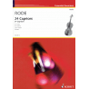 Rode - 24 Caprices for violin