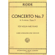 Rode - Concerto n°7 op.9 en la mineur - violon et piano