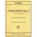 Rode - Concerto n°7 op.9 en la mineur - violon et piano