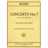 Rode - Concerto n°7 op.9 in A minor - violin and piano