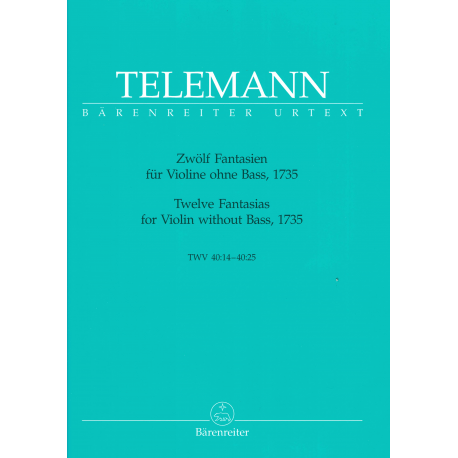 Telemann - 12 Fantaisia - viool