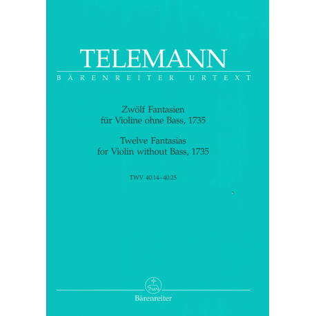 Telemann - 12 Fantaisias - violin