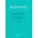 Telemann - 12 Fantaisias - violin