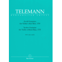 Telemann - 12 Fantaisies - violon