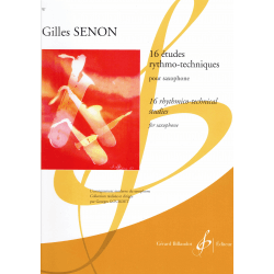 Senon - 16 Etudes RythmoTechnique - saxophone