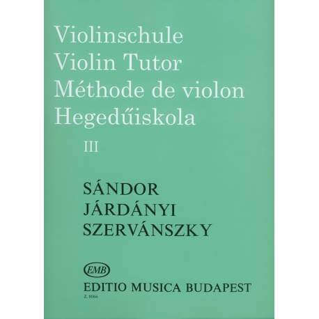 Sandor Violin Tutor III