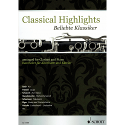 Classical highlights -kclarinet en piano