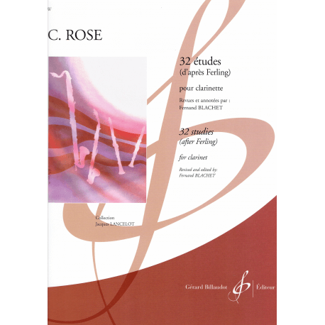 Rose - 32 studies ( Ferling)  - clarinet