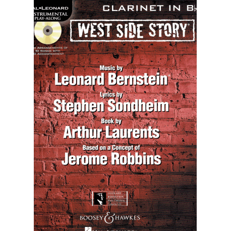 Bernstein - West side story -klarinet (+CD)