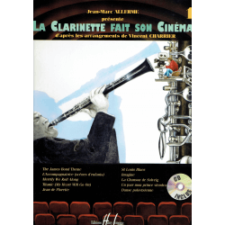 Allerme - La clarinette fait son cinéma (+ CD) - clarinet and piano