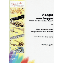 Mendelssohn - Adagio non troppo - clarinette et piano