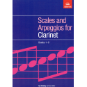 Scales and arpeggios for clarinet