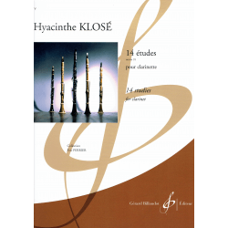 Klosé - 14 Etudes op.18 - clarinette